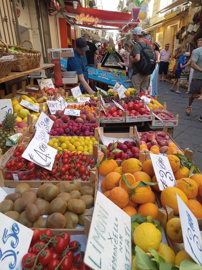 Fruit Market off of Piazza Tasso